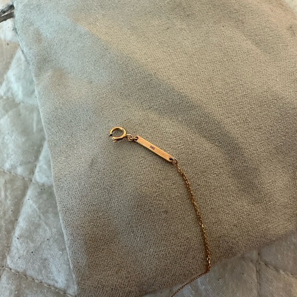 Luxe Kendra Scott sapphire and 14k gold necklace. - Picture 5 of 7